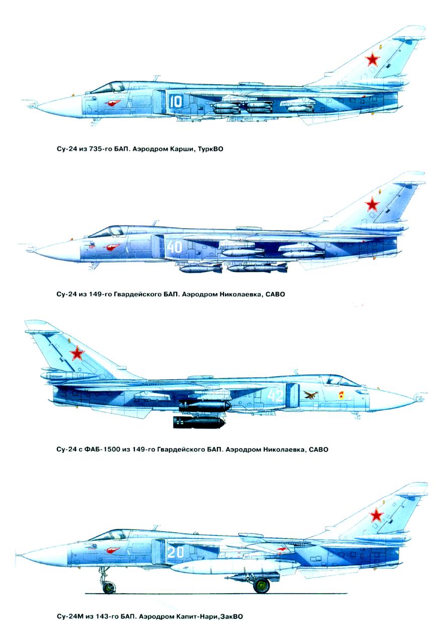 Фронтовой бомбардировщик Су-24