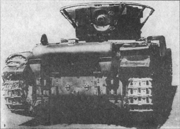 Танк Т-46-1 сзади, 1936 г.