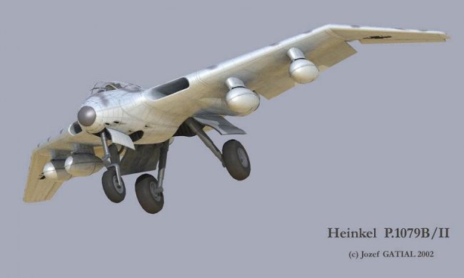 Одноместный всепогодный истребитель Хенкель Не 1079В/I и В/II. Германия