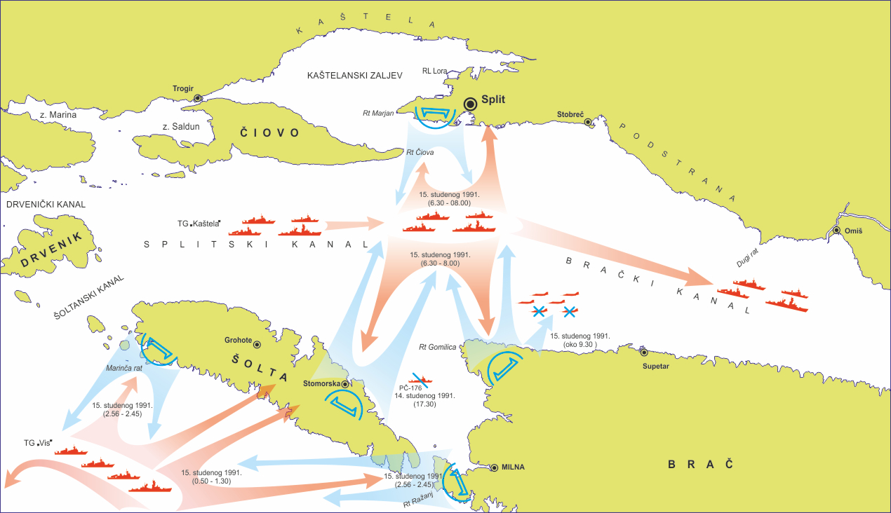 Битва за Далмацкие Каналы: морское сражение гражданской войны в Югославии