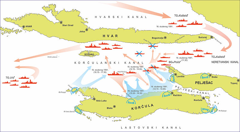 Битва за Далмацкие Каналы: морское сражение гражданской войны в Югославии