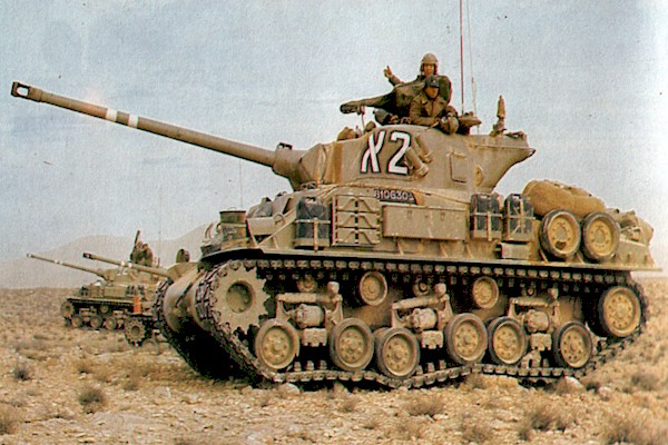 Американский танки М4 "Шерман" в армии Израиля.