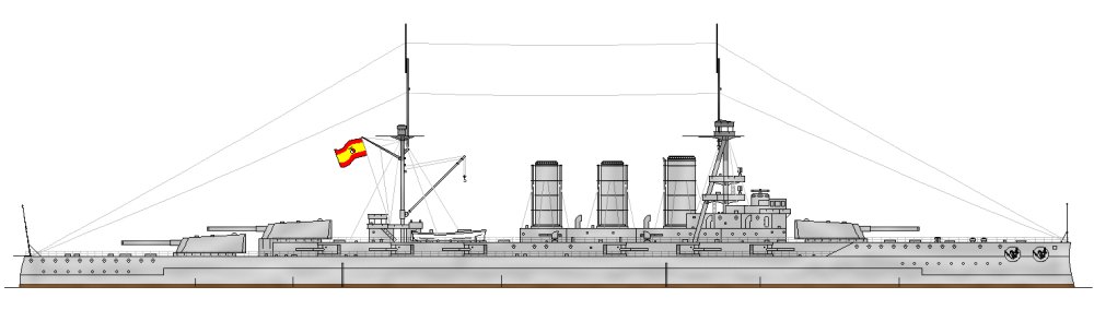 Альтернативный испанский флот 1905-1935 годов.