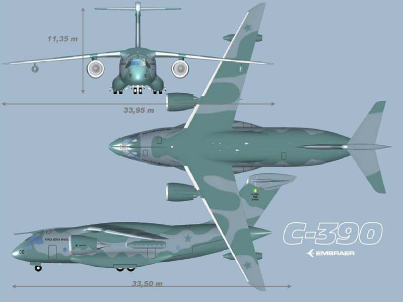 Сильнее «Геркулеса». Компания «Эмбраер» выкатила первый самолет КС-390