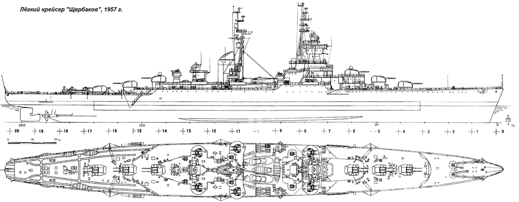 Крейсер 68 бис чертежи