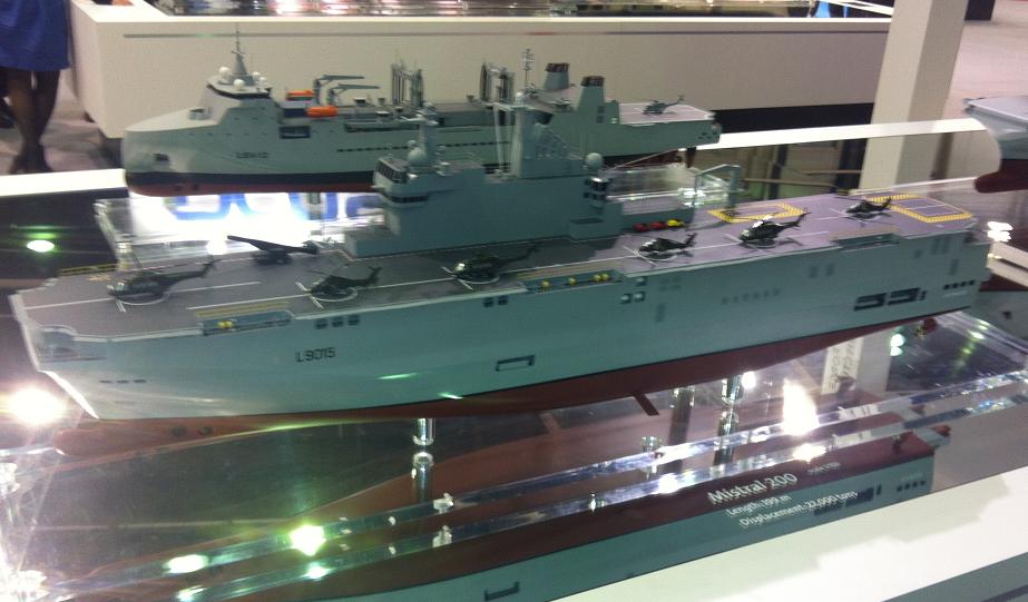 Боевые корабли будущего на выставке Euronaval-2014