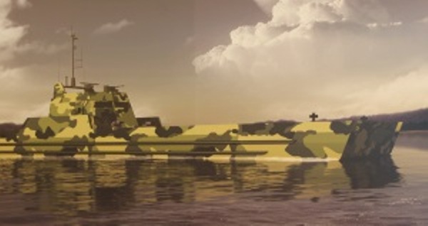 Проект десантного катера "Казак"