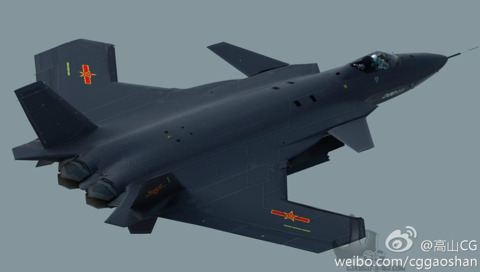 Китайский истребитель будущего с крылом обратной стреловидности или Су-47 по-китайски.