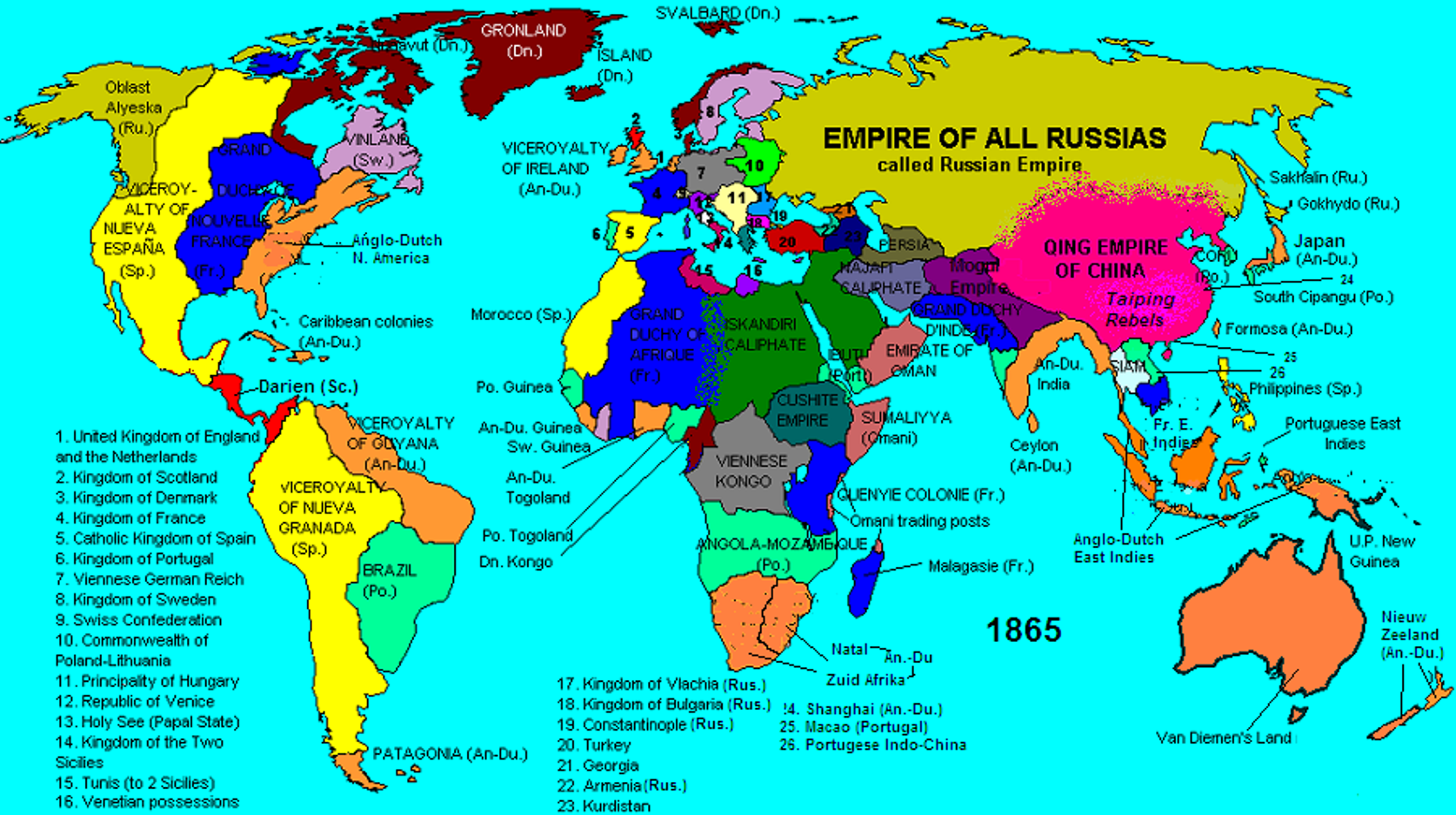 Мир Англо-Голландской империи. То о чём не написал автор или глядя на карту. Часть 3. Шотландия и Центральная Америка