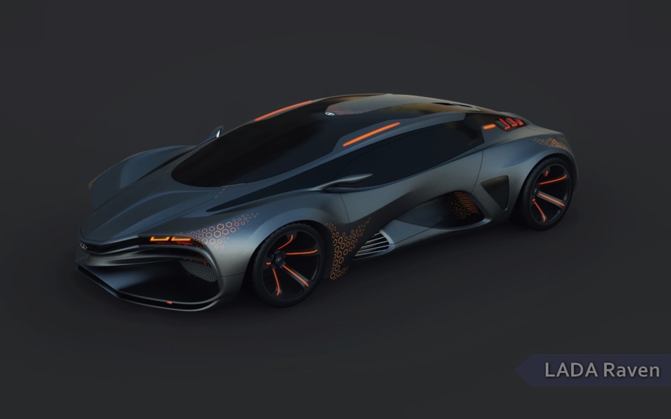 Первый российский шоу-кар - Lada Raven Concept