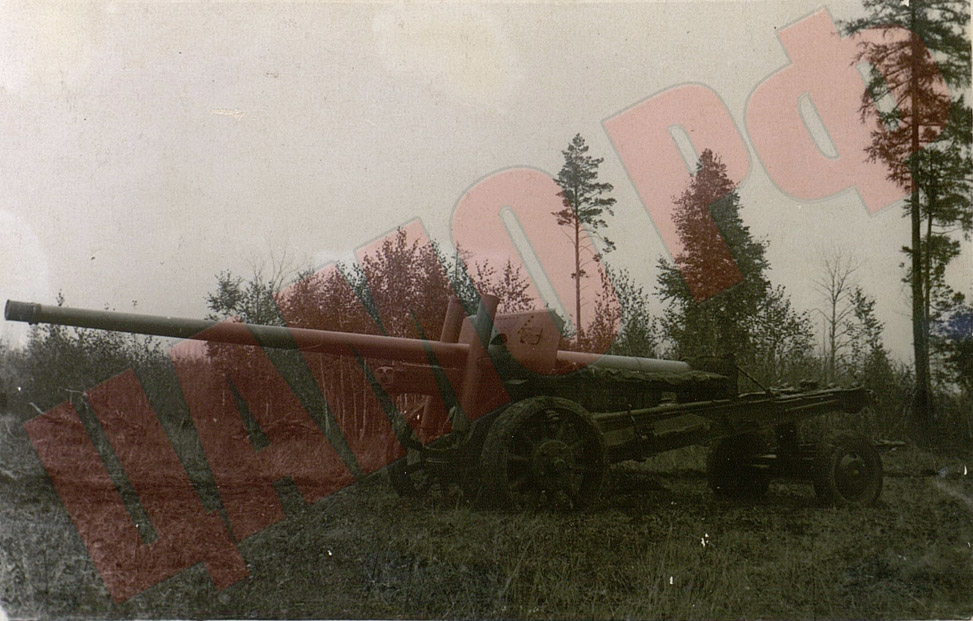 Мышебойка или опытная 107-мм противотанковая пушка М-75. СССР