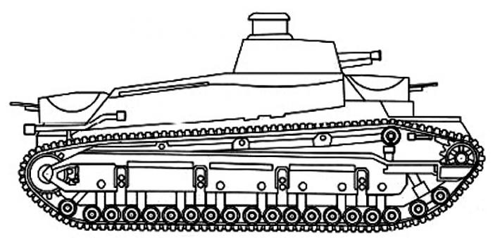 "Первенец". Средний танк 2587 “Чи-и”. Япония