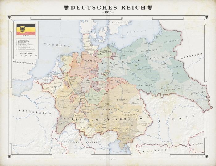 Австрийская Империя 1910 года