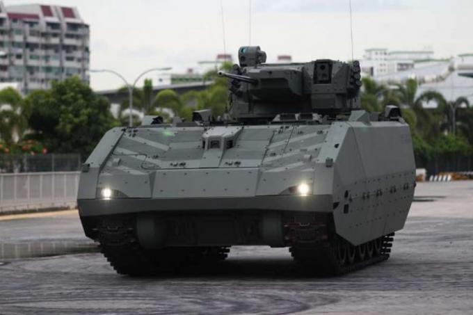 Опытный образец перспективной сингапурской боевой машины пехоты (с) министерство национальной обороны Сингапура