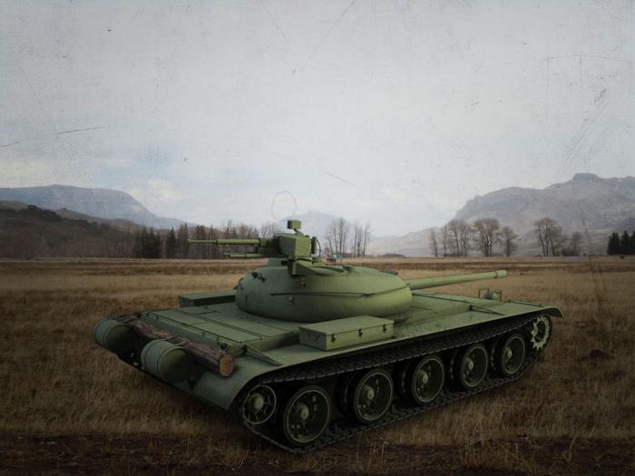 Конкурент Т-55. Альтернативный танк Т-49. СССР