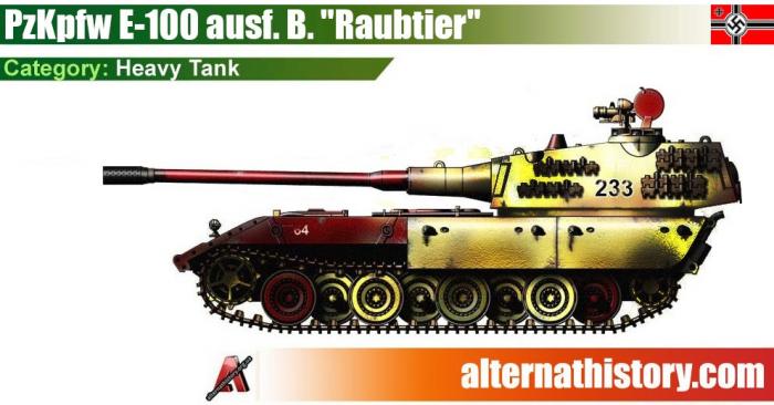 Тяжёлый танк PzKpfw E-100 ausf. B. "Raubtier" (Хищник) из мира Человека в высоком замке