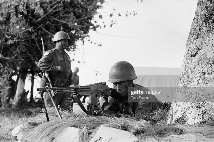 Imperial-ethiopian-soldier-on-guard-with