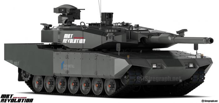 Немецкий танк следующей генерации Leopard 2А4 Revolution – Леопард 2А8 или Леопард 3?