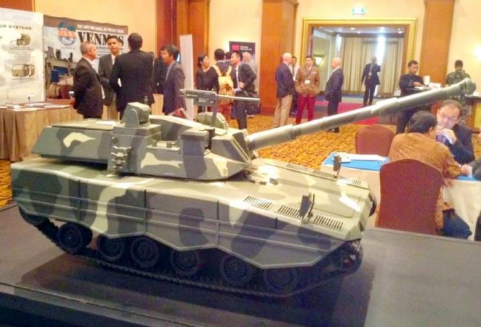 Индонезия будет производить танки собственной конструкции