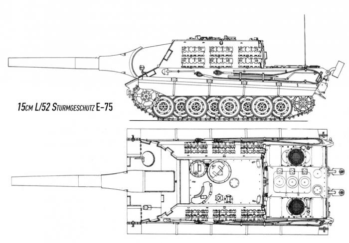 15 cm Sturmgeschütz E-75