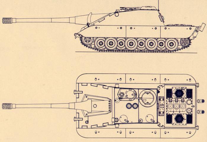 Kampfwagenvernichter Ausf. F (E-100) Krokodil