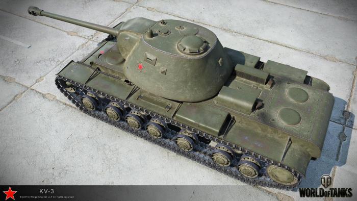 КВ-3: набор танковой массы