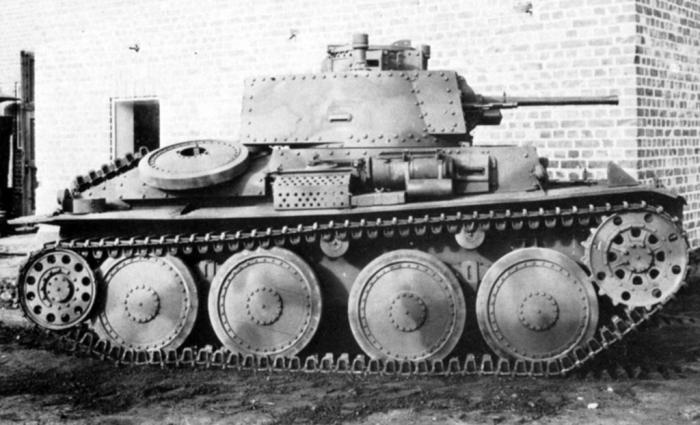 По ряду деталей танк отличался от чехословацкого прототипа