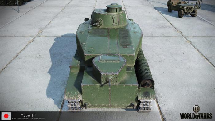 Японские тяжёлые танки в World of Tanks. Тип 91.