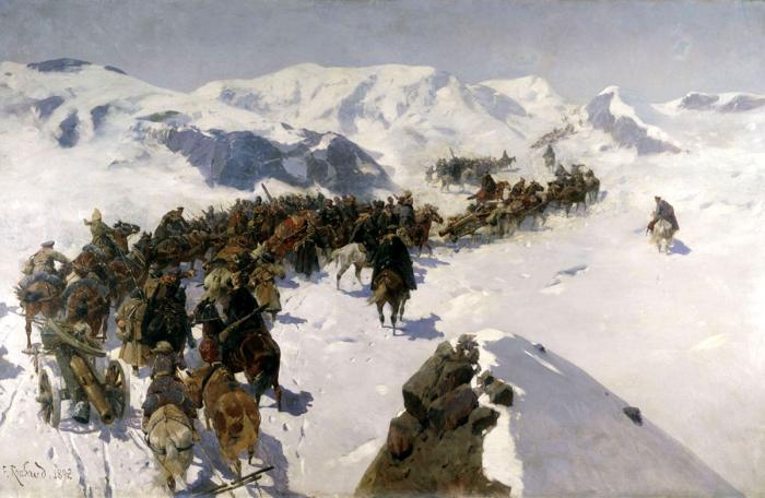 Franz_Roubaud._Count_Argutinsky_crossing_the_Caucasian_range._1892.jpg