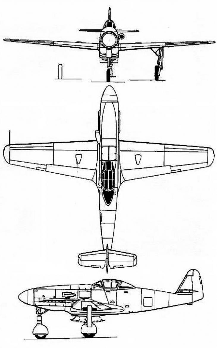 Несбывшиеся надежды Вилли Мессершмитта. Истребитель Messerschmitt Me 309