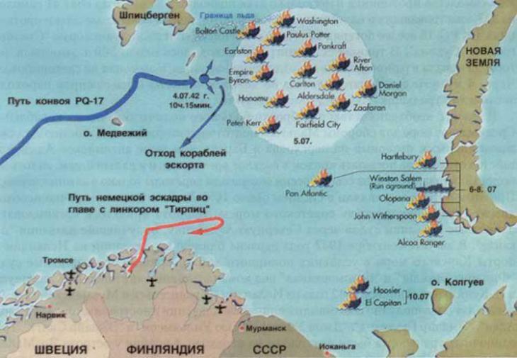 Если бы конвой PQ-17 охраняли американские авианосцы