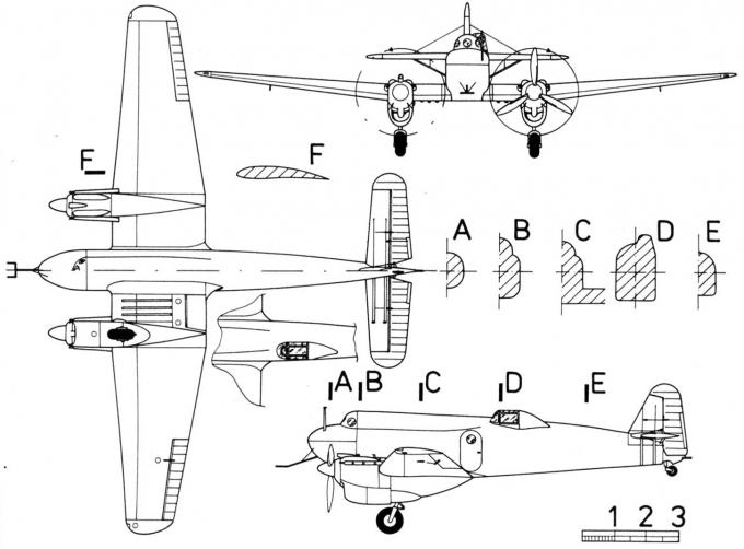 Экспериментальный самолет Centre (SNCAC) NC.130. Франция