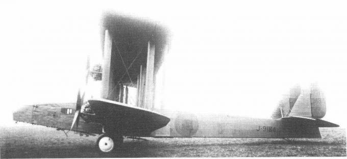 Опытный тяжелый дальний ночной бомбардировщик De Havilland D.H.72. Великобритания