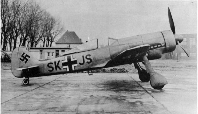 Опытный высотный истребитель Focke-Wulf FW 190 Höhenjäger 2. Германия