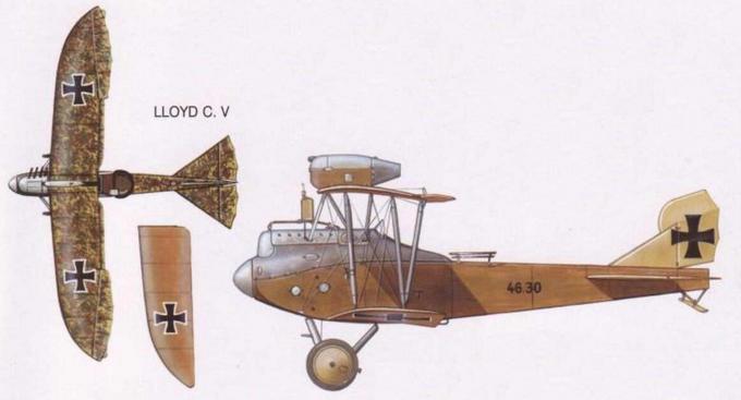 Самолет-разведчик Lloyd (40.11) C.V. Австро-Венгрия