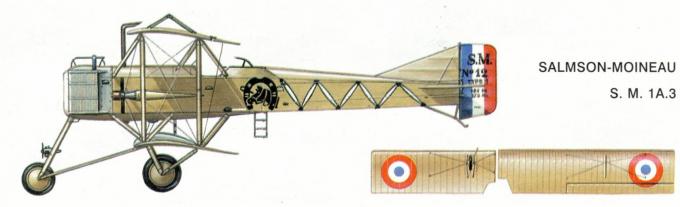 Самолет-разведчик Salmson Moineau S.M.1A.3/Sal.1A.3. Франция