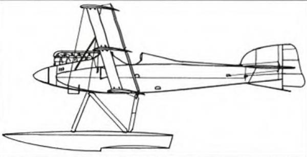 Опытный гидросамолет-истребитель Sablatnig SF.4. Германия