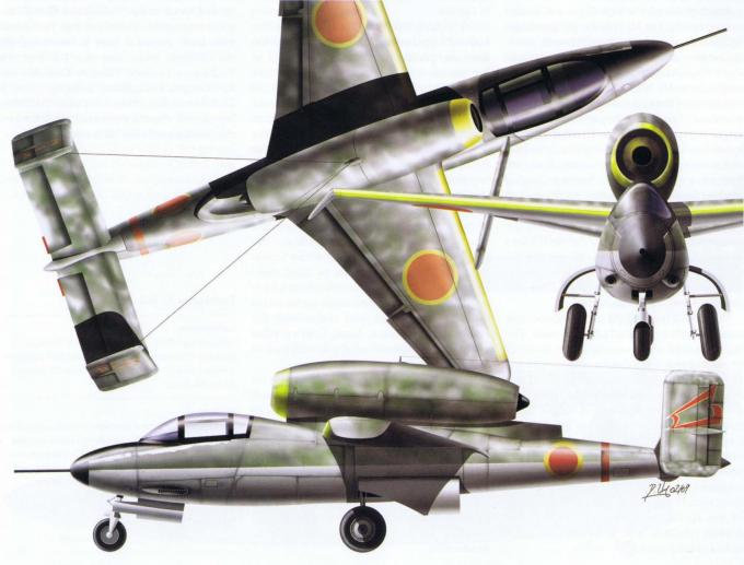Проект истребителя Tachikawa Ki-162. Япония