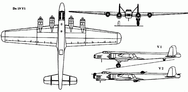 Летающие крепости по-немецки. Дальний тяжелый бомбардировщик Do-19 Uralbomber