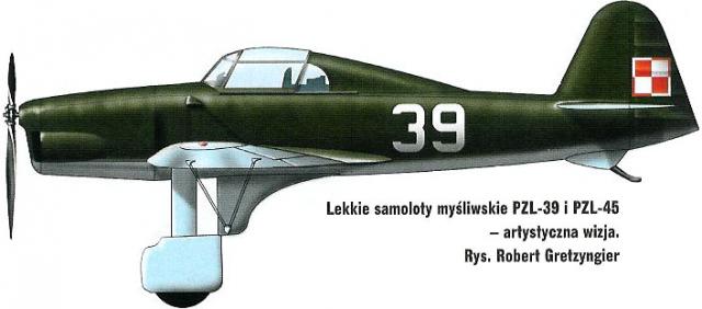 Проект легкого одномоторного истребителя PZL-39/LWS-4. Польша