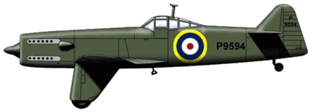 Истребитель для колоний и тотальной войны Martin-Baker MB.2. Великобритания