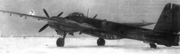Трофейный Ju-388 испытывался в НИИ ВВС в марте 1946 г.