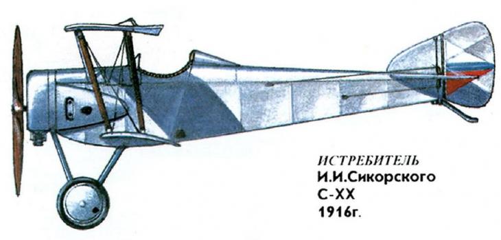 Русские истребители Первой Мировой войны. Истребитель РБВЗ-С-20