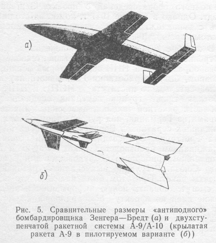 Проект «антиподного» бомбардировщика Зенгера и работы на его основе, проведенные в других странах