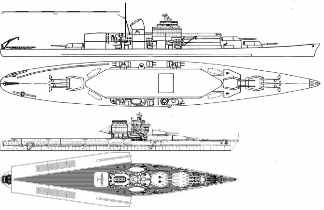 Альтфлот 1906-1954: Авианесущие крейсера типа «Победа» – история создания