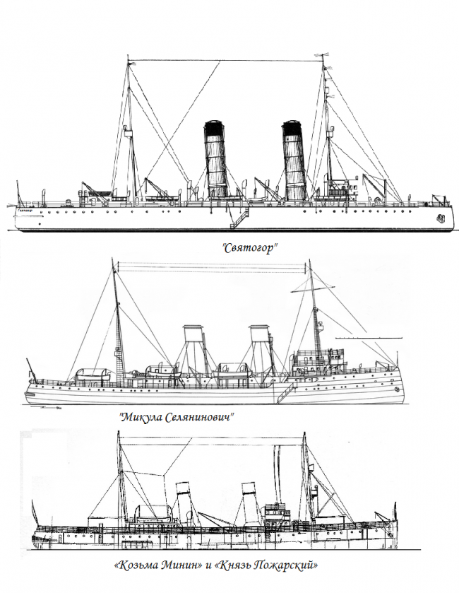 Дополнение к части VII: Ледоколы вступают в бой (ледокольные сторожевые корабли типа «Вайгач» и другие вооруженные ледоколы)