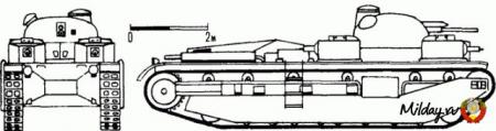 АИ танк Т-28. "Безногий" стрелок