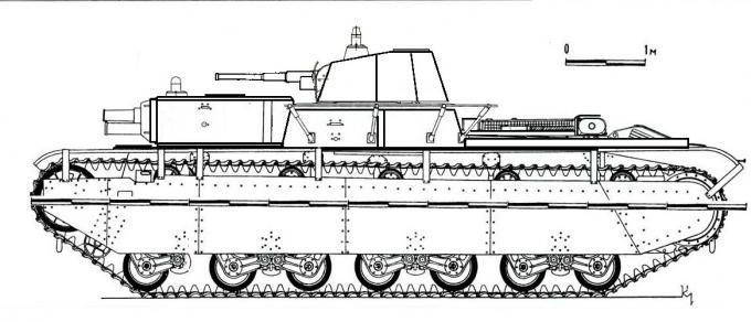 Танк Т-35 «Б». 