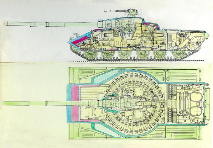 Проекты основных боевых танков «Объект 225» и «Объект 226». СССР