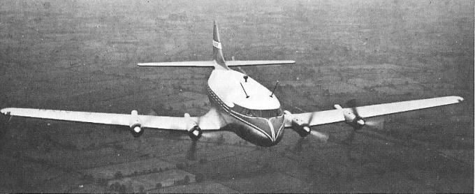 Опытный пассажирский самолет Armstrong-Whitworth A.W.55 Apollo. Великобритания